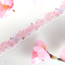 Charger l'image dans la galerie, Die cut washi tape "Sakura" Masking  tape