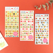 Carica l'immagine nel visualizzatore di Gallery, chocotto seal "New Year" mini sticker from Japan<GAIA>