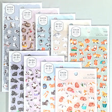 Charger l'image dans la galerie, Mame Mame Animal sticker 2 masking sticker from Japan by mind wave mini sticker