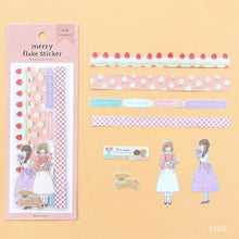 Load image into Gallery viewer, merry flake sticker from Japan<GAIA>