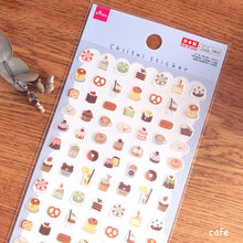 Charger l'image dans la galerie, Chiisai sticker "home/cafe/bear&rabbit/girl" sticker from Japan<Daiso>