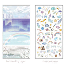 Charger l'image dans la galerie, 4 scenes seal Set of 2 sticker from Japan by Kamimo Japan