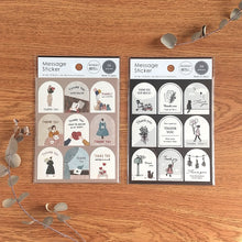 Load image into Gallery viewer, Message Sticker -Arch Window- from Japan By GAIA