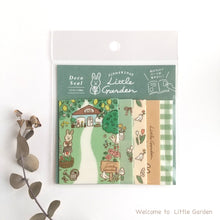 Charger l'image dans la galerie, Limited edition Deco Seal, sheet sticker"Little Garden" by Frukawashiko from Japan
