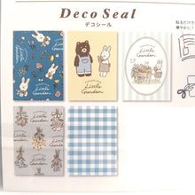 Charger l'image dans la galerie, Limited edition Deco Seal, sheet sticker"Little Garden" by Frukawashiko from Japan