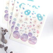 Carica l'immagine nel visualizzatore di Gallery, Tracing Die Cut seal , tracing sticker "Clear Day" from Japan by Kyowa