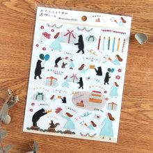 Carica l'immagine nel visualizzatore di Gallery, Clear sticker "Birthday/ An ordinary day"-Necktie- by Hyogensha