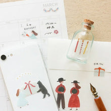 Carica l'immagine nel visualizzatore di Gallery, Clear sticker "Birthday/ An ordinary day"-Necktie- by Hyogensha