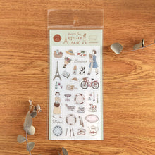 Lade das Bild in den Galerie-Viewer, Clear Seal Sheet "Strolling around Paris" by Furukawashiko