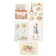 Lade das Bild in den Galerie-Viewer, Deco Seal "Strolling around Paris" sheet sticker by Frukawashiko
