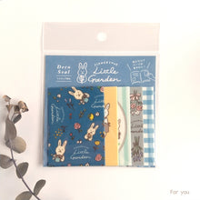 Charger l'image dans la galerie, Limited edition Deco Seal, sheet sticker"Little Garden" by Frukawashiko from Japan