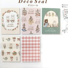 Charger l'image dans la galerie, Limited edition Deco Seal, sheet sticker"Little Garden" by Frukawashiko from Japan