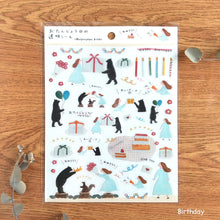 Carica l'immagine nel visualizzatore di Gallery, Clear sticker "Birthday/ An ordinary day"-Necktie- by Hyogensha