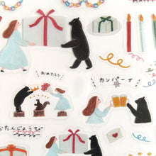 Carica l'immagine nel visualizzatore di Gallery, Clear sticker "Birthday/ An ordinary day"-Necktie- by Hyogensha