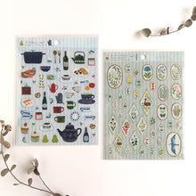 Load image into Gallery viewer, Clear sticker "Kitchen/birds song × deer dream"-Midori Asano- by Hyogensha
