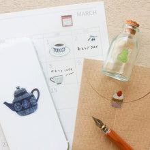 Load image into Gallery viewer, Clear sticker "Kitchen/birds song × deer dream"-Midori Asano- by Hyogensha