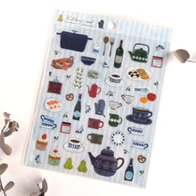 Load image into Gallery viewer, Clear sticker "Kitchen/birds song × deer dream"-Midori Asano- by Hyogensha