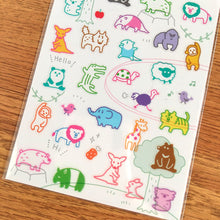 Charger l'image dans la galerie, Sticker selection "Zoo/Aquarium" sticker from Japan<GAIA>