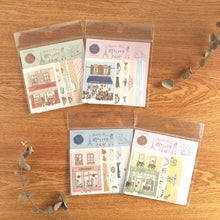 Lade das Bild in den Galerie-Viewer, Deco Seal "Strolling around Paris" sheet sticker by Frukawashiko