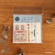 Lade das Bild in den Galerie-Viewer, Deco Seal "Strolling around Paris" sheet sticker by Frukawashiko
