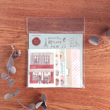 Lade das Bild in den Galerie-Viewer, Deco Seal "Strolling around Paris" sheet sticker by Frukawashiko