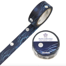 Load image into Gallery viewer, Silver foil Masking tape Ariane GERARD "Lune de encre" Moon washi tape from Japan