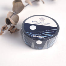 Load image into Gallery viewer, Silver foil Masking tape Ariane GERARD "Lune de encre" Moon washi tape from Japan