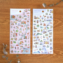 Charger l'image dans la galerie, machi map sticker by mind wave from Japan