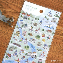 Charger l'image dans la galerie, machi map sticker by mind wave from Japan