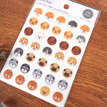 Charger l'image dans la galerie, Point Sticker -Date- "Dog/Cat" washi sticker from Japan by GAIA