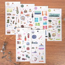 Load image into Gallery viewer, Miki Tamura washi tape sticker "Gardentime/Parlor" from Japan