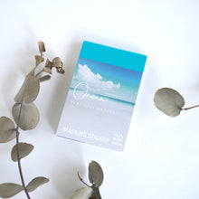 Charger l'image dans la galerie, Book style masking sticker -Ocean-