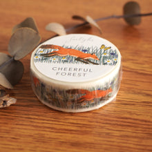Carica l'immagine nel visualizzatore di Gallery, CHEERFUL FOREST masking tape"Kitsune(fox)" washi tape from Japan by Sotlight