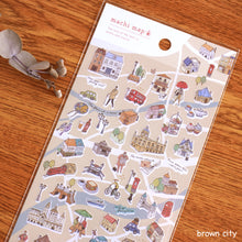 Charger l'image dans la galerie, machi map sticker by mind wave from Japan