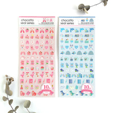 Charger l'image dans la galerie, chocotto seal "chocotto 10th anniversary" mini sticker from Japan by GAIA