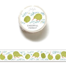 Carica l'immagine nel visualizzatore di Gallery, CHEERFUL FOREST masking tape"Kiwi" washi tape from Japan by Sotlight