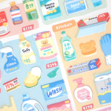 Charger l'image dans la galerie, Sticker selection "miniature" -supermarket / drugstores- from Japan by GAIA