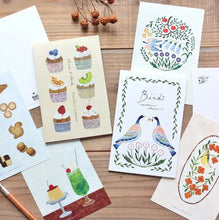 Lade das Bild in den Galerie-Viewer, Midori Asano Post card set -Three O'clock-