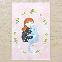 Carica l'immagine nel visualizzatore di Gallery, Mariko Fukuoka Post card set -meow-