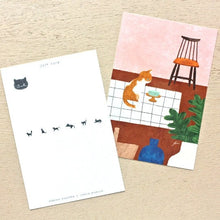 Carica l'immagine nel visualizzatore di Gallery, Mariko Fukuoka Post card set -meow-
