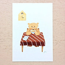 Carica l'immagine nel visualizzatore di Gallery, Mariko Fukuoka Post card set -TEA TIME-