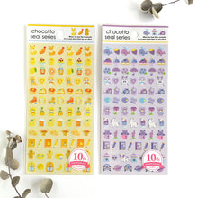 Charger l'image dans la galerie, chocotto seal "chocotto 10th anniversary" mini sticker from Japan by GAIA