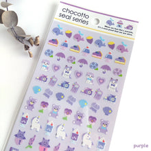 Charger l'image dans la galerie, chocotto seal "chocotto 10th anniversary" mini sticker from Japan by GAIA