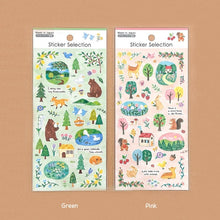 Charger l'image dans la galerie, Sticker Selection "Pleasant Forest" from Japan GAIA