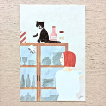 Carica l'immagine nel visualizzatore di Gallery, Mariko Fukuoka Post card set -meow-