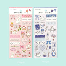 Lade das Bild in den Galerie-Viewer, Sticker Selection " Pink girly/Blue girly" from Japan by GAIA