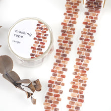 Charger l'image dans la galerie, Die cut washi tape -renga- from Japan by mind wave masking tape