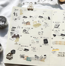 Charger l'image dans la galerie, COZY masking tape -pattern- from Japan by mind wave washi tape