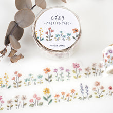 Charger l'image dans la galerie, COZY masking tape -Flower- from Japan by mind wave washi tape