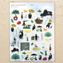 Carica l'immagine nel visualizzatore di Gallery, Clear sticker "Akira Kusaka"-PROTAGONIST2- cozyca products Hyogensha